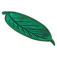 Recycled Aluminum Incense Holder - Green Leaf - Ecotienda La Chiwi