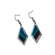 Aretes pequeños en peltre y aguayo - Variedad - Ecotienda La Chiwi