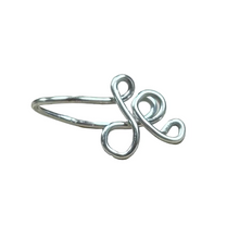 Hand-twisted wire NOSE cuff - Ecotienda La Chiwi