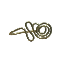 Hand-twisted wire NOSE cuff - Ecotienda La Chiwi