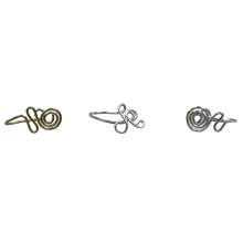Hand-twisted wire NOSE cuff - Ecotienda La Chiwi