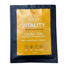 Cacao 75% bar with dates and spices - VITALITY (1 oz)