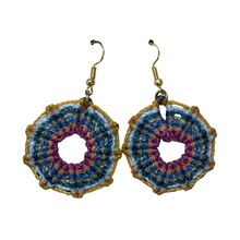 Pantallas tejidas - aros multicolor