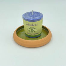 Platillo de cerámica para velas