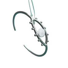 Eye to Eye bangle - silver - Ecotienda La Chiwi
