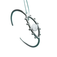 Eye to Eye bangle - silver - Ecotienda La Chiwi