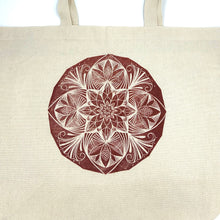 Mandala Art Organic Canvas tote