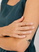 Swell ring - golden (set of 2) - Ecotienda La Chiwi