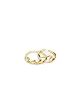 Swell ring - golden (set of 2) - Ecotienda La Chiwi