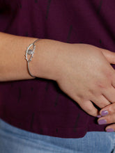 Eye to Eye bangle - silver - Ecotienda La Chiwi