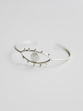 Eye to Eye bangle - silver - Ecotienda La Chiwi