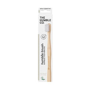 Bamboo Toothbrush adult - white - Ecotienda La Chiwi