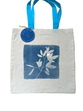 Bolso de tela en Cianotipo - Plantas PR