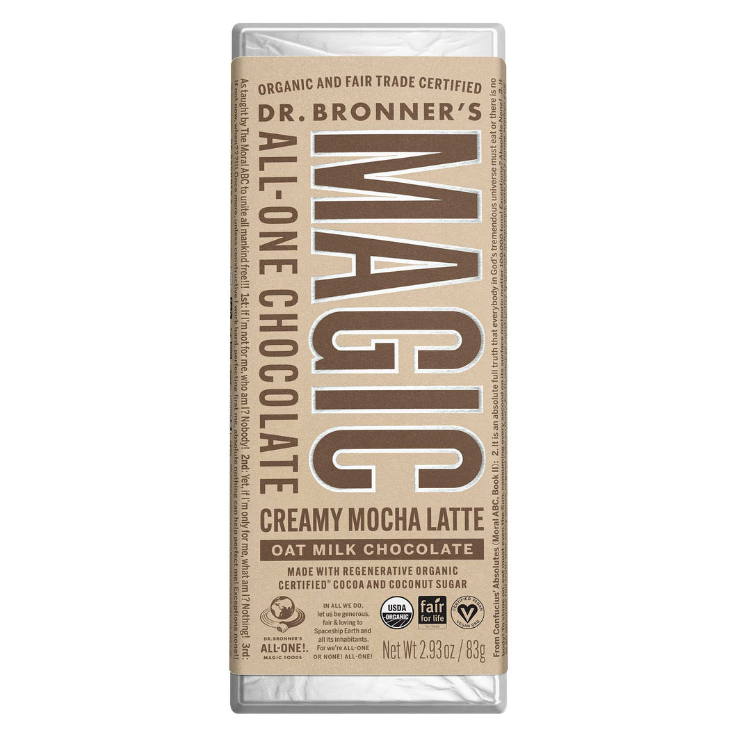 MAGIC oat milk chocolate bar - creamy mocha latte
