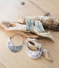 Patra hoop earrings - vine