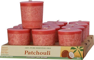 ecoCandle Coconut Wax Votive - Patchouli