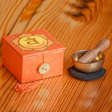 Mini Meditation Bowl Box: 2" Sacral Chakra