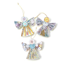 Recycled Paper Angel ornament - Ecotienda La Chiwi