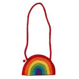 · Felt Shoulder Bag - Rainbow