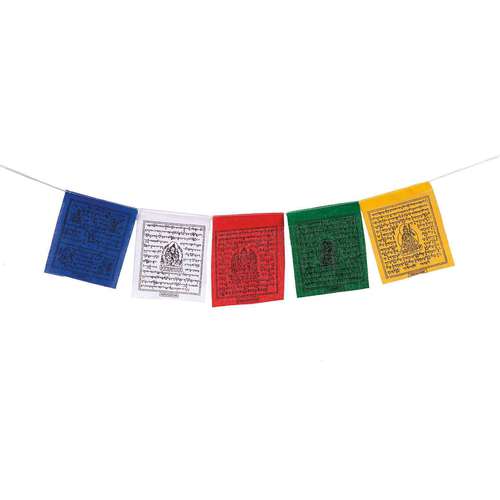 Tibetan prayer flags - Mantra (string of 5)