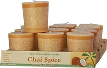 ecoCandle Coconut Wax Votive  - CHAI SPICE