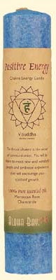 Chakra pillar ecoCandle - Positive Energy Vishuddha