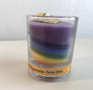 Rainbow Eco Palm Wax candle (2.5oz)