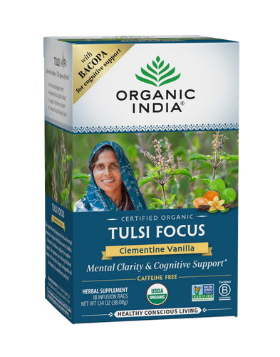 Tulsi Focus tea - clementine vanilla
